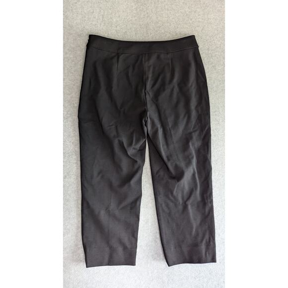 SOCA ST JOHN Women Pants Size 10 Cropped Ponte Knit Stretch Side Zip Minimalist - Picture 4 of 11